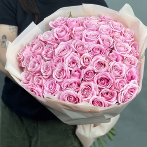 Букет из 55 роз Аваланж (60 см) в Орехово-Зуево