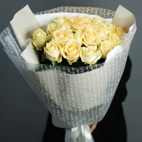 Букет из 19 роз Аваланж (70 см) в Орехово-Зуево