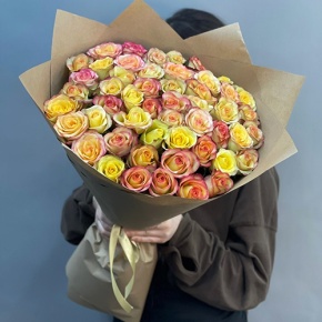 Букет "Валентино" из 51 розы (60 см) в Орехово-Зуево