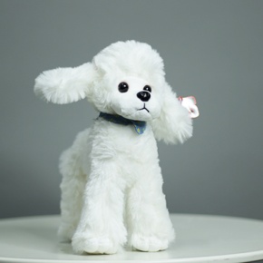 Плюшевый пудель белый (25 см) в Орехово-Зуево