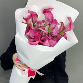 Монобукет из 21 каллы в Орехово-Зуево