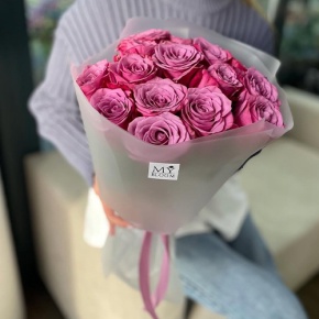 Букет из 15 роз Меритим (50 см) в Орехово-Зуево