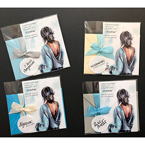 Открытка набор №6 "Самый красивый наряд для женщины-это счастье!" в Орехово-Зуево