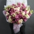 Букет "Сладкая жизнь" из кустовых пионовидных роз и эустом в Орехово-Зуево