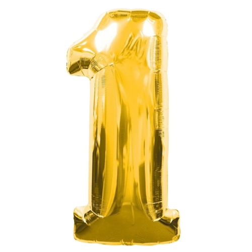 Шар гелиевый цифра 1 (40х102 см) в Орехово-Зуево