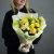 Букет "Мимозка" из нарциссов, диантусов и мимозы в Орехово-Зуево