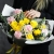 Букет "Моя нежность" из лимонных роз, ромашек и диантусов в Орехово-Зуево