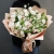 Букет "Полли" из эустом и кустовых пионовидных роз в Орехово-Зуево