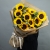 Букет "Месседж" с подсолнухами и эвкалиптом в Орехово-Зуево
