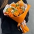 Букет "Венера" из георгин и хамелациума в Орехово-Зуево